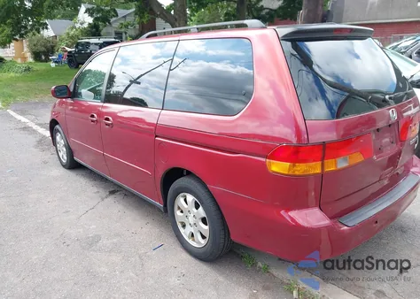 2003 Honda Odyssey Ex-L from USA, damaged, VIN 5FNRL18993B009180